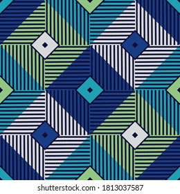 The design of the striped figures. Seamless pattern. Textile. Ethnic boho ornament. Vector illustration for web design or print.