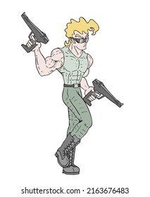 Diseño de un fuerte empate de soldados