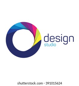 Design studio logo. Creative logo. Business corporate logo