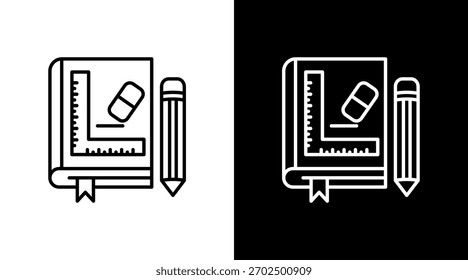 Design Studio White Icon Set Design