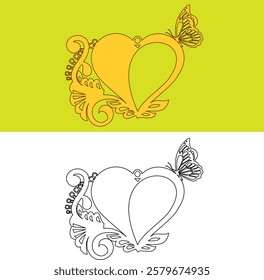 Design stunning custom jewelry with this intricate heart pendant design. Perfect for laser cutting, it features detailed patterns and precision, making it ideal for creating unique, high-quality jewel