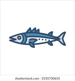 Design of Stunning sea fish illustration