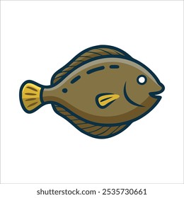 Design of Stunning sea fish illustration