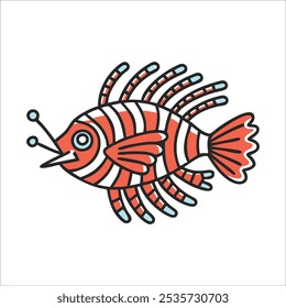 Design of Stunning sea fish illustration