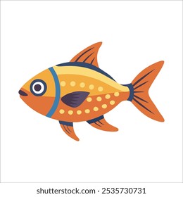 Design of Stunning sea fish illustration