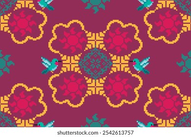 El estilo de diseño es floral Diseño para usar con alfombra, Fondo de pantalla, envoltura, tela, ropa, alfombra, fundas de almohadas