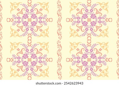 The design style is floral Design for use with carpet, wallpaper, wrapping, fabric, clothing, rug, pillowcases