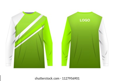 Design for sublimation print. Jersey for extreme sport. Sportswear for competition. Team or club uniform. Jersey for mountain bike, motocross, cycling, downhill. Sportswear concept, templates.