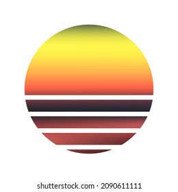 Design des sonnendurchgestrichenen Hintergrunds.