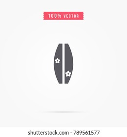 design of Surfboard icon