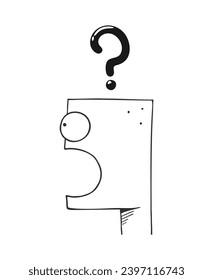 Design of surprised character expression