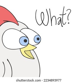 Design of surprised hen draw