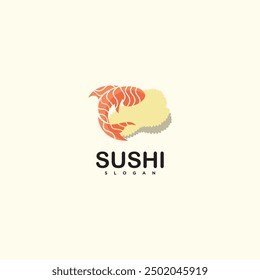 Design a sushi logo with a modern concept for the restaurant business