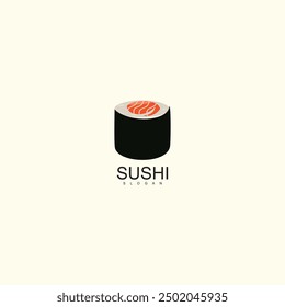 Design a sushi logo with a modern concept for the restaurant business
