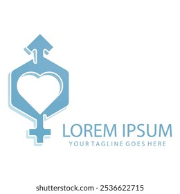 Design a symbol of the power of a man's gender