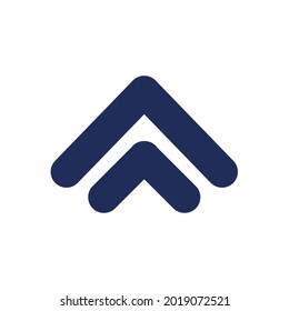 Design symbol vector of simple bush 