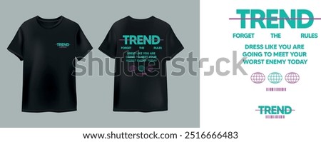 Design t shirt  oversize TREND 