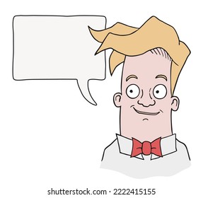 Diseño del dibujo de caracteres parlantes