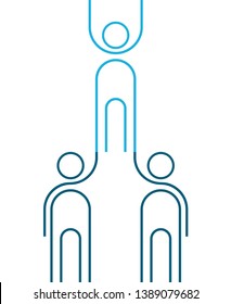 Design of team lines people