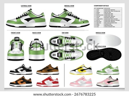 Design Tech Pack Low Dunk Retro Sneakers, Great for Your Sneaker Concept