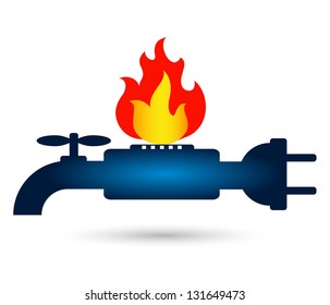 design of technical services, gas, electricity, water