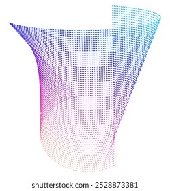 Elementos de diseño. Ola de muchas líneas brillantes. Forma ondulada Abstractas del resplandor del círculo en un fondo blanco aislado. Arte de línea creativa. Ilustración vectorial EPS 10 estilo art deco para invitación de boda