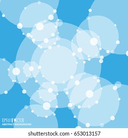 Design Technology Network backgound. Connection concept
