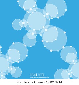 Design Technology Network backgound. Connection concept