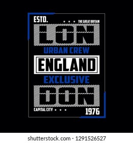 Design tee,element,vintage london,britain images typography vector illustration art for t shirt