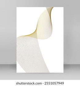 Design temlate cover for Yoga, Wellness, Relaxation, Healthy Lifestyle, Organic for Web-design, Presentation, Banner, package. Icon, Logo, and Background made of Circular Dots, Lines, and Spirals