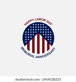 Design template background with american flag concept suitable for memorial day, labor day, veteran day, patriot day and more design