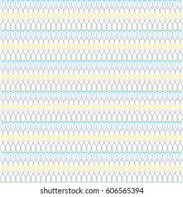 Design template, background with guilloche pattern (watermark), frame. Useful for: Certificate of Achievement, Certificate of education, awards, winner,