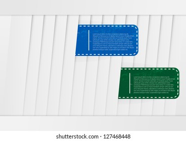 Design template banners set