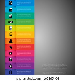 Design template banners set
