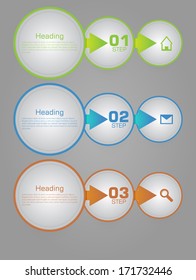 Design template banners set