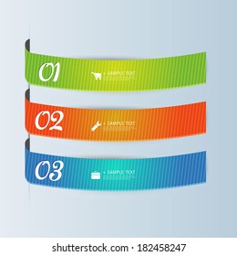 Design template banners set