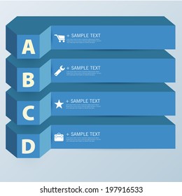Design template banners set