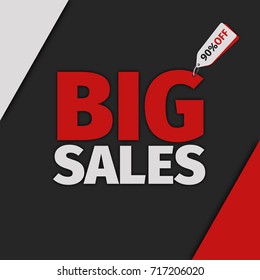Design template for Black Friday. Vector illustration banner for Black Friday.