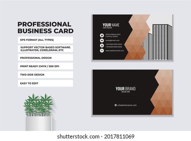 Design template of business card, for business, corporate, company, business template, etc