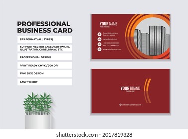 Design template of business card, for business, corporate, company, business template, etc