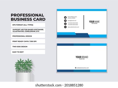 Design template of business card, for business, corporate, company, business template, etc

