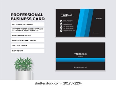 Design template of business card, for business, corporate, company, business template, etc