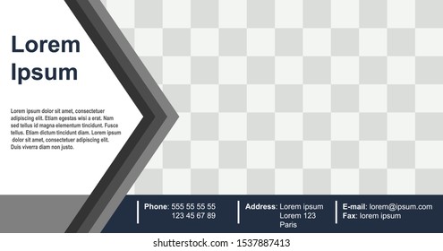 Design template for business card modern concept, abstract background vector color