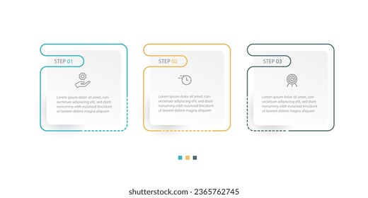 Design template business infographic vector element 