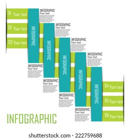 Design template. can be used for info graphics. Minimal info graphics design. graphic or website layout vector