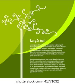Design template card. Vector.