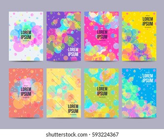 Plantilla de diseño con estilo circular. Utilícelo para la presentación de carátulas, carteles, carteles, carteles y volantes. 