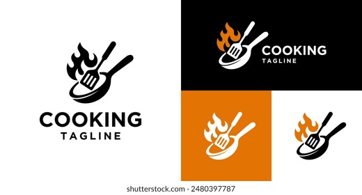 Design template of cooking logo.
Restaurant, hot, chef. Symbol icon vector EPS 10.