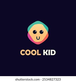 Design template for a 'Cool Kid' logo.