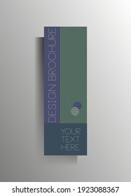 Design template cover banner, flyer. Geometric vector pattern in retro style.
